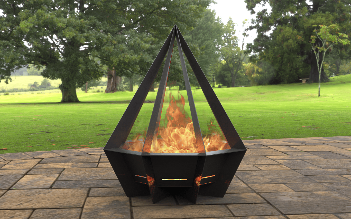 Diamond Fire Pit. DXF, SVG files for laser, plasma cutting. Фото 2