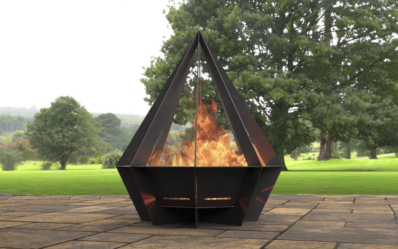 Diamond Fire Pit. DXF, SVG files for laser, plasma cutting. Фото 3