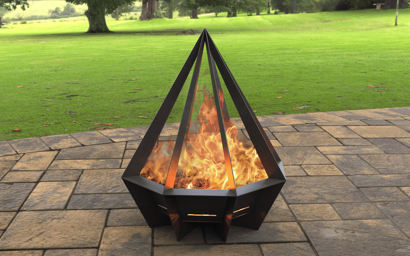 Diamond Fire Pit. DXF, SVG files for laser, plasma cutting. Фото 4