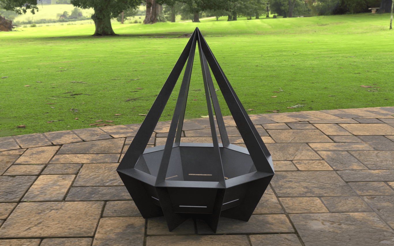 Diamond Fire Pit. DXF, SVG files for laser, plasma cutting. Фото 7