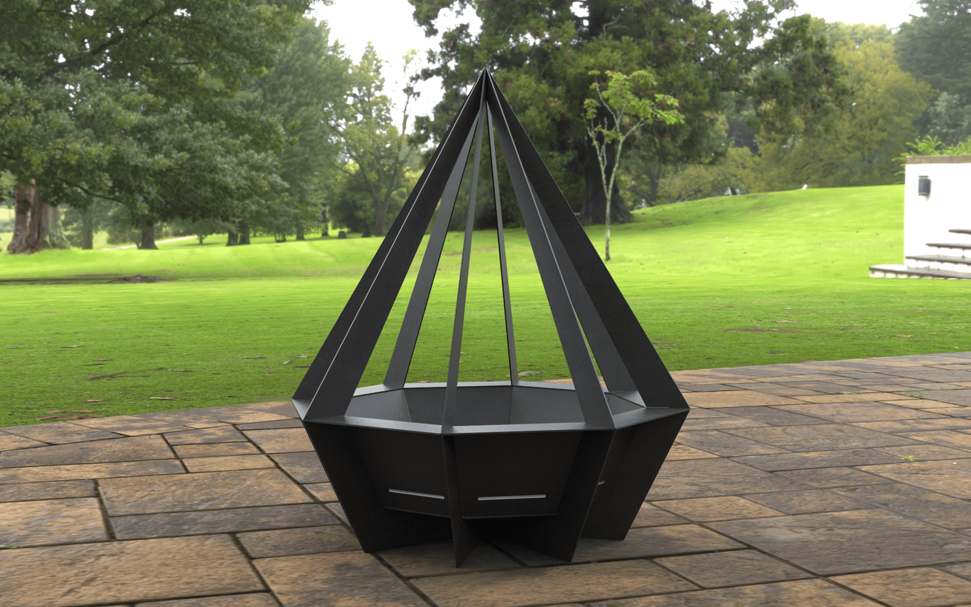 Diamond Fire Pit. DXF, SVG files for laser, plasma cutting. Фото 8