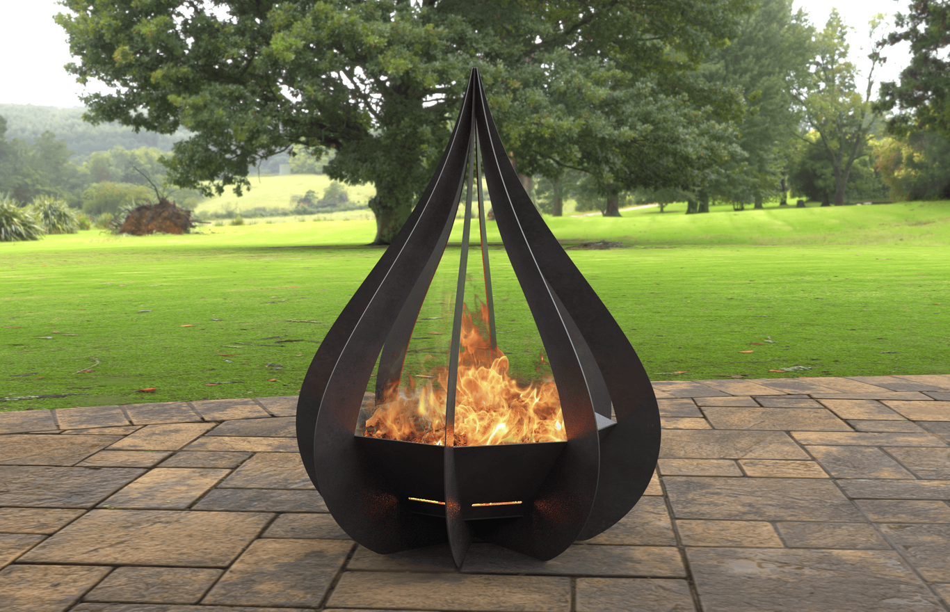 Flower Bud Fire Pit. DXF, SVG files for laser, plasma cutting. Фото 4