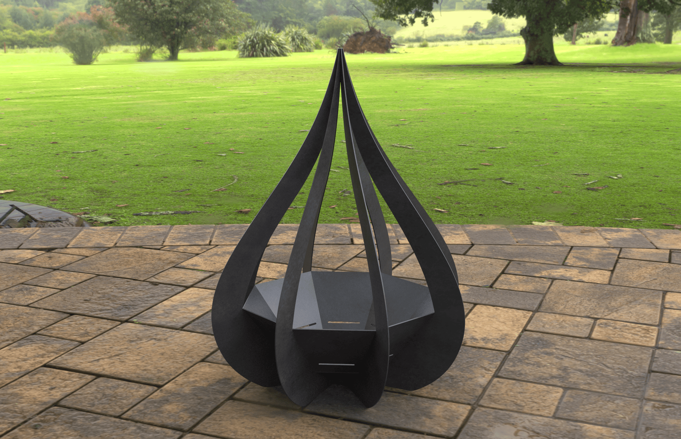 Flower Bud Fire Pit. DXF, SVG files for laser, plasma cutting. Фото 7
