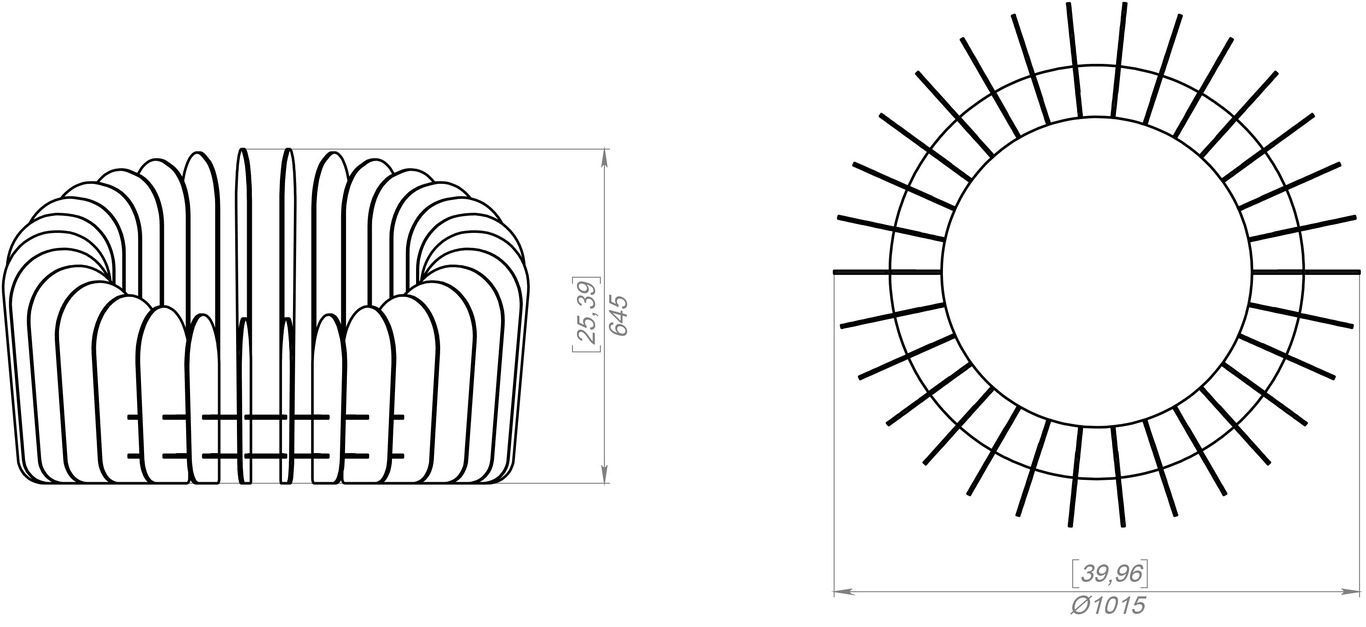 Round Plate Parts Fire Pit V1. DXF, SVG files for laser, plasma cutting. Фото 8
