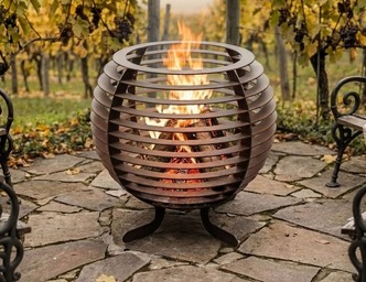 Sphere Ball Fire Pit. DXF, SVG files for laser, plasma cutting