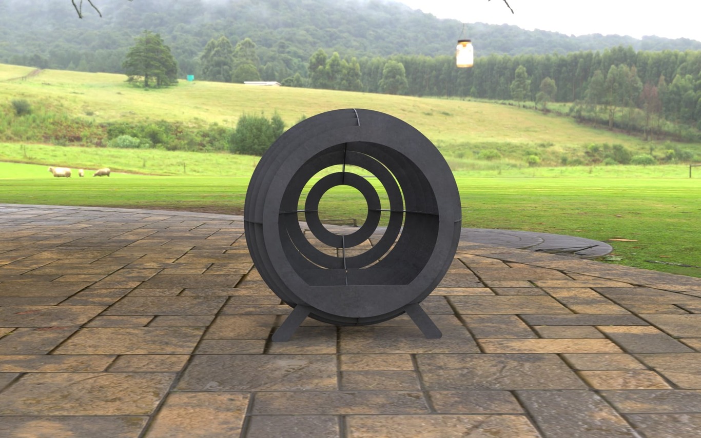 Sphere Ball Fire Pit with Legs. DXF, SVG files for laser, plasma cutting. Фото 12