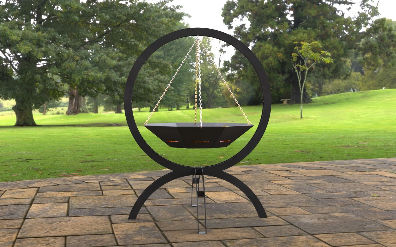 Flying on Chains Fire Pit V2. DXF, SVG files for laser, plasma cutting. Фото 5