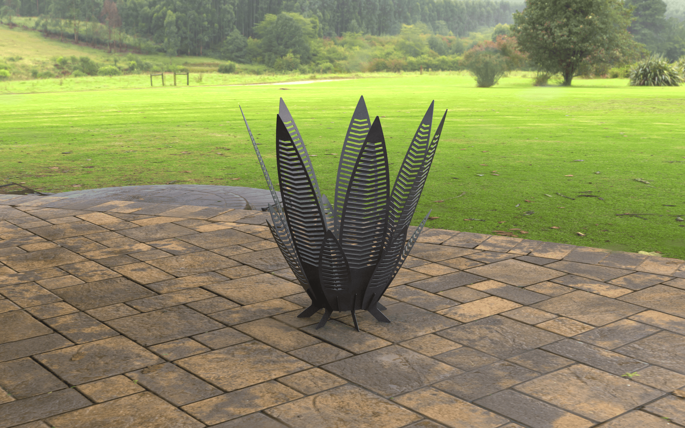 Long Leaves 42" Fire Pit. DXF, SVG files for laser, plasma cutting. Фото 7