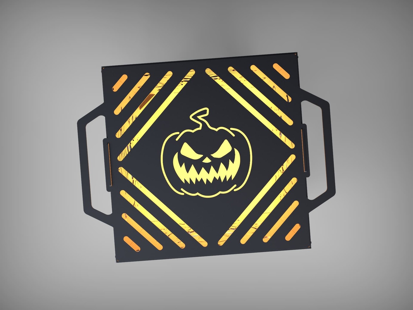 Halloween Fire Pit Grill. DXF files for laser, plasma cutting. Фото 8