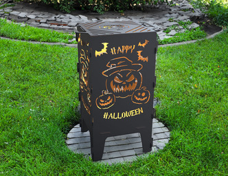 Halloween Fire Pit Grill. DXF files for laser, plasma cutting