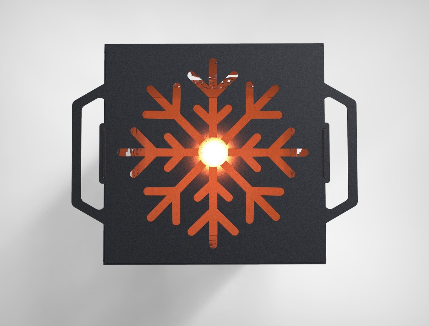 Merry Christmas Fire Pit Grill. DXF files for laser, plasma cutting. Фото 8