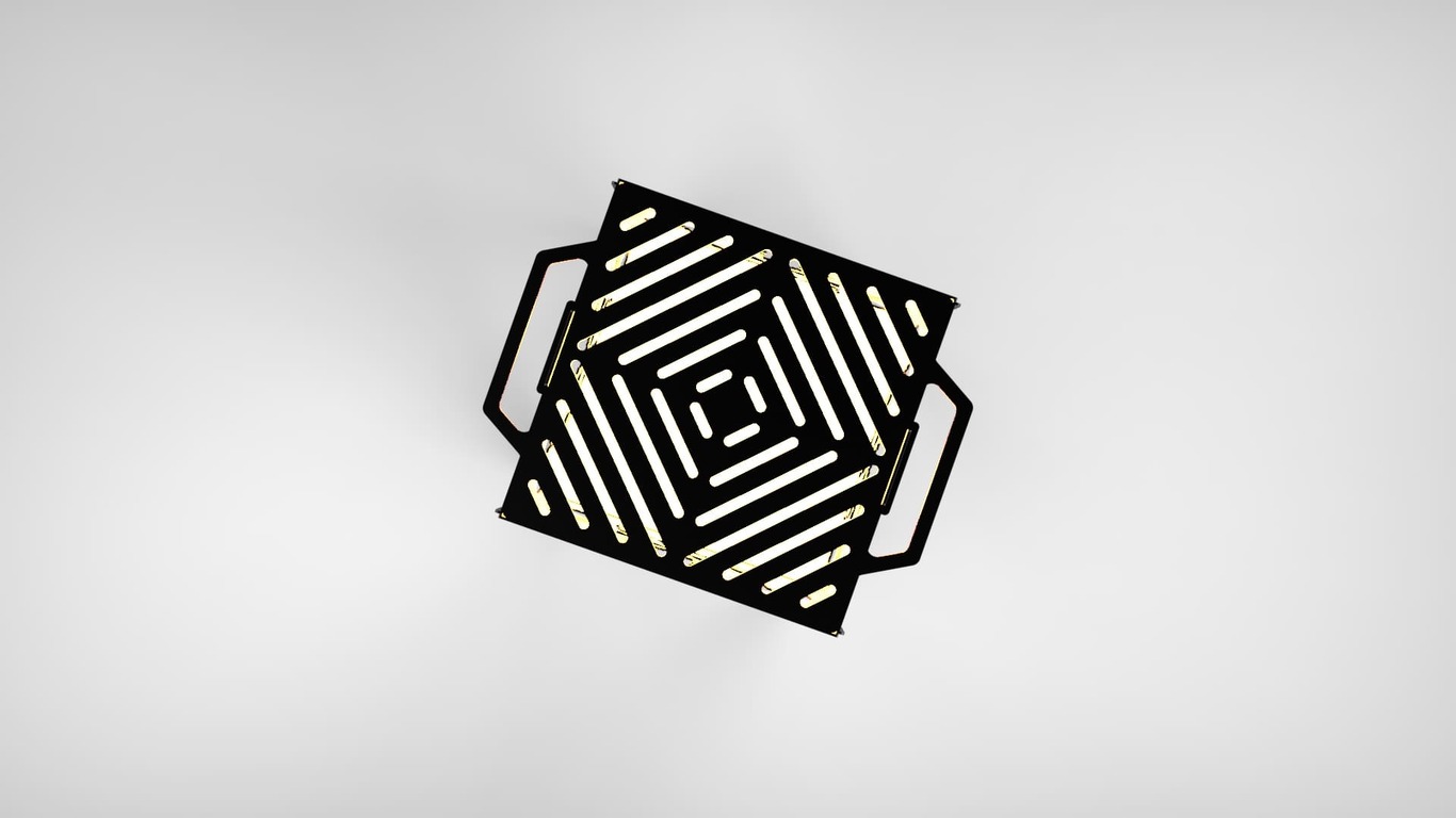 Forest Fire Pit Grill. DXF files for laser, plasma cutting. Фото 8