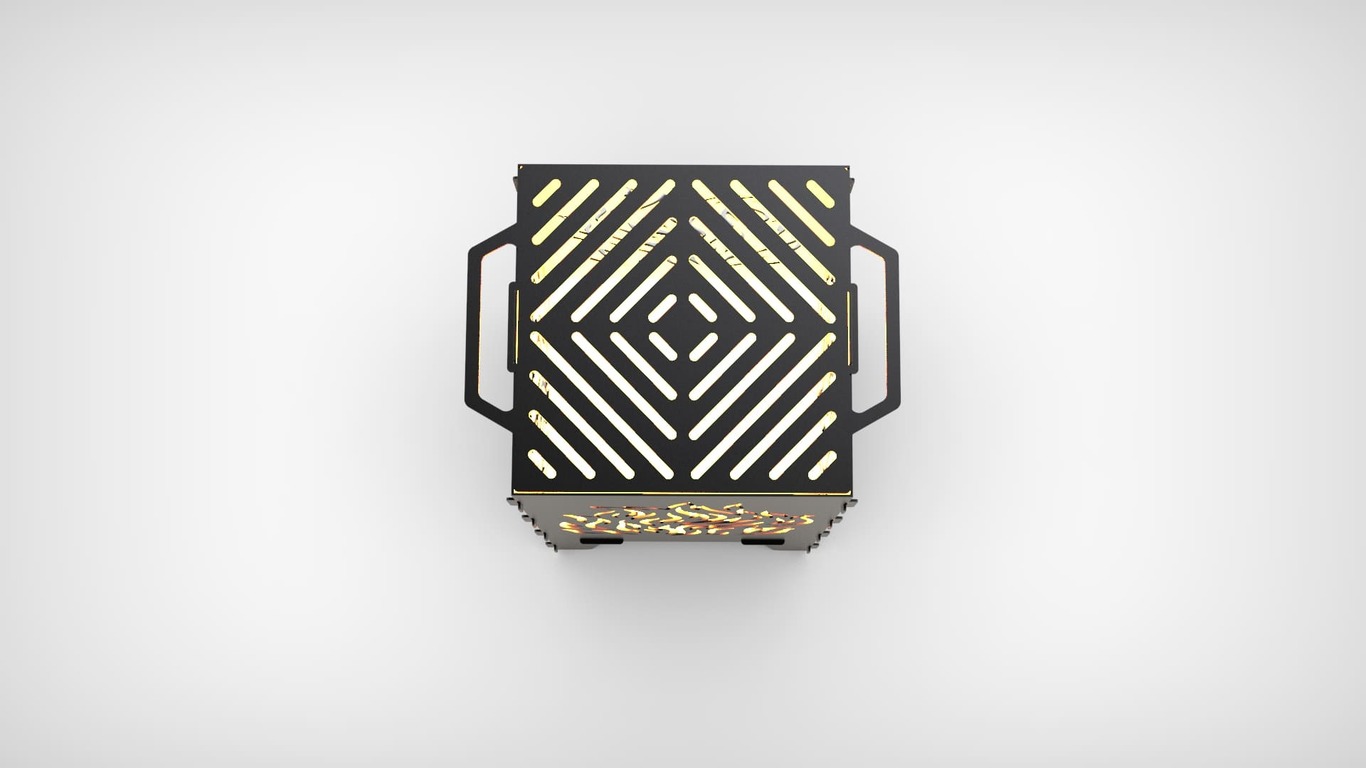 Fire Fire Pit Grill. DXF files for laser, plasma cutting. Фото 8