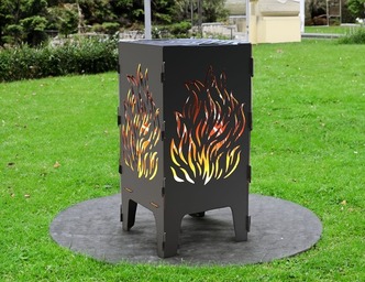 Fire Fire Pit Grill. DXF files for laser, plasma cutting