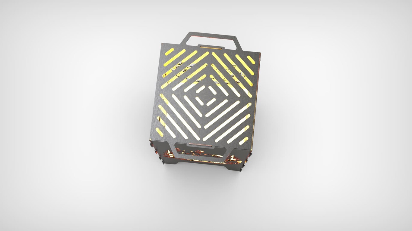 Deer Fire Pit Grill. DXF files for laser, plasma cutting. Фото 5