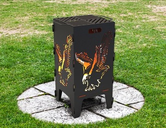 Eagle Fire Pit Grill. DXF files for laser, plasma cutting
