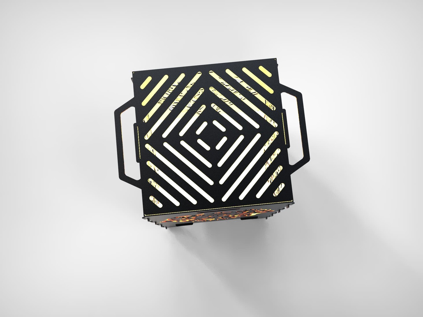 Fire Tiger Fire Pit Grill. DXF files for laser, plasma cutting. Фото 5