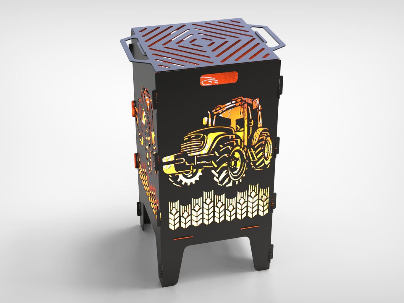 40-Piece Fire Pit Grill Bundle. DXF files for laser, plasma cutting. Фото 6