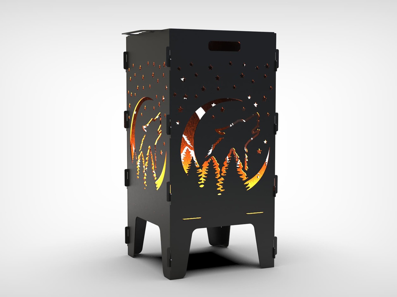 40-Piece Fire Pit Grill Bundle. DXF files for laser, plasma cutting. Фото 21