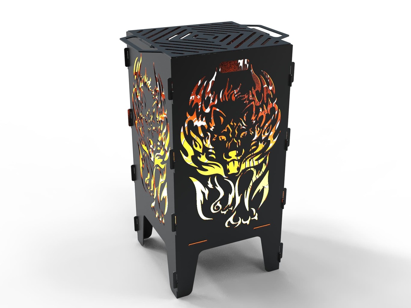 40-Piece Fire Pit Grill Bundle. DXF files for laser, plasma cutting. Фото 22