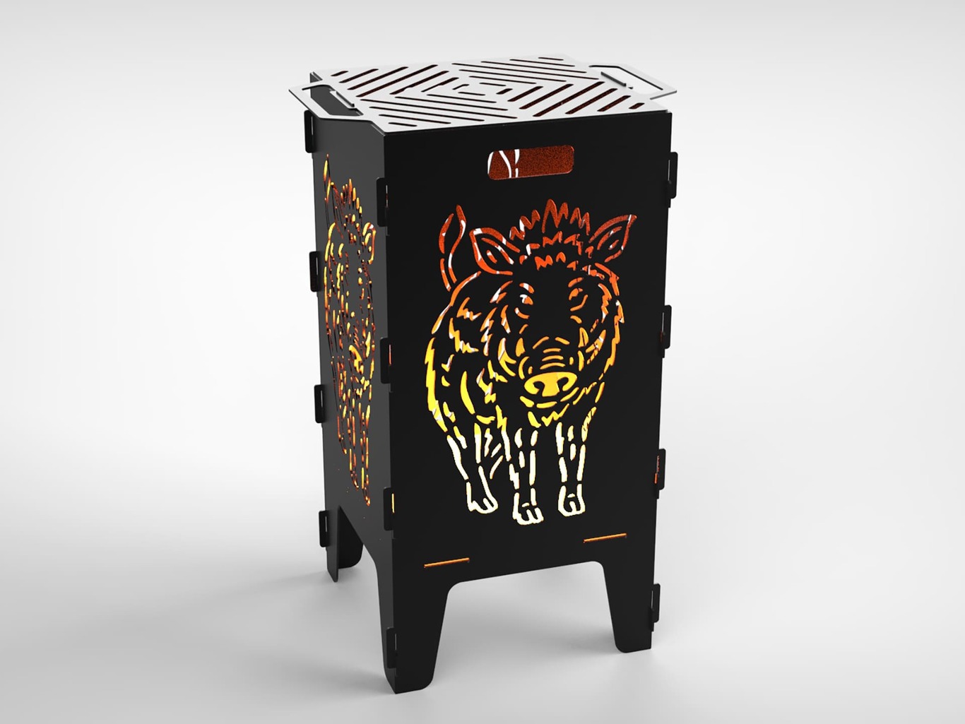 40-Piece Fire Pit Grill Bundle. DXF files for laser, plasma cutting. Фото 27