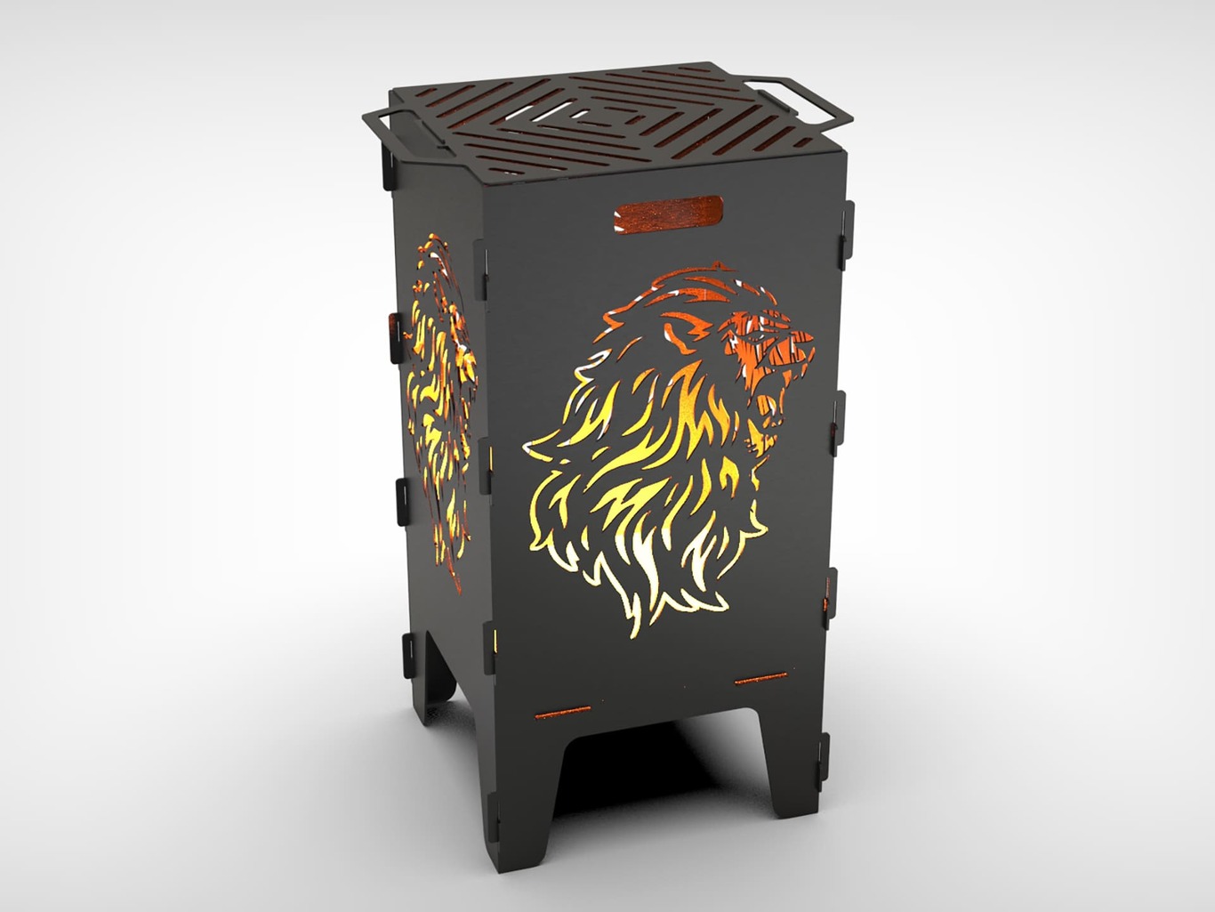 40-Piece Fire Pit Grill Bundle. DXF files for laser, plasma cutting. Фото 28