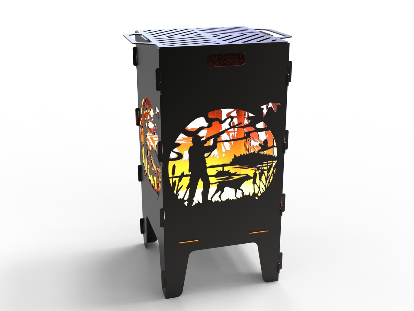 40-Piece Fire Pit Grill Bundle. DXF files for laser, plasma cutting. Фото 32