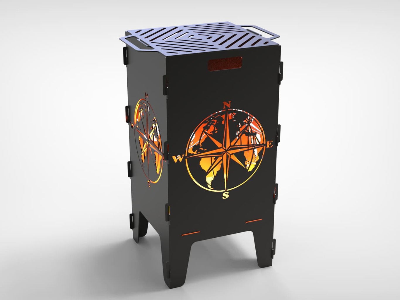 40-Piece Fire Pit Grill Bundle. DXF files for laser, plasma cutting. Фото 7