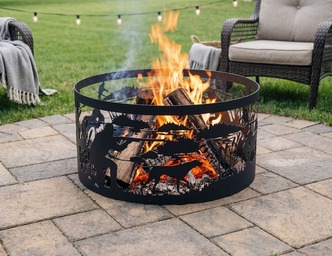 Hunting Ring Fire Pit. DXF, SVG files for laser, plasma cutting