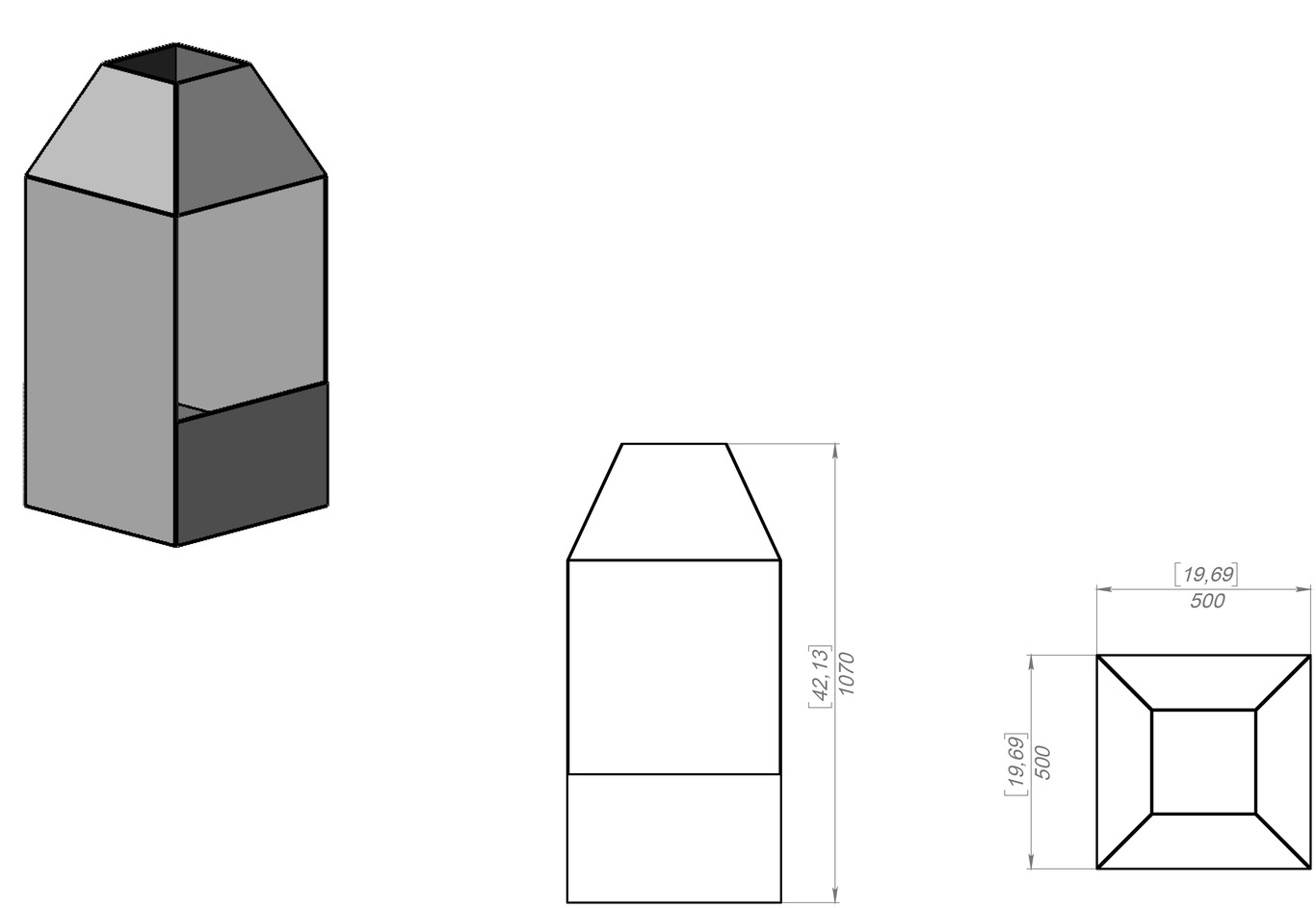 3-in-1 Garden Fireplace. DXF, SVG files for laser, plasma cutting. Outdoor Fire Pit. Фото 10