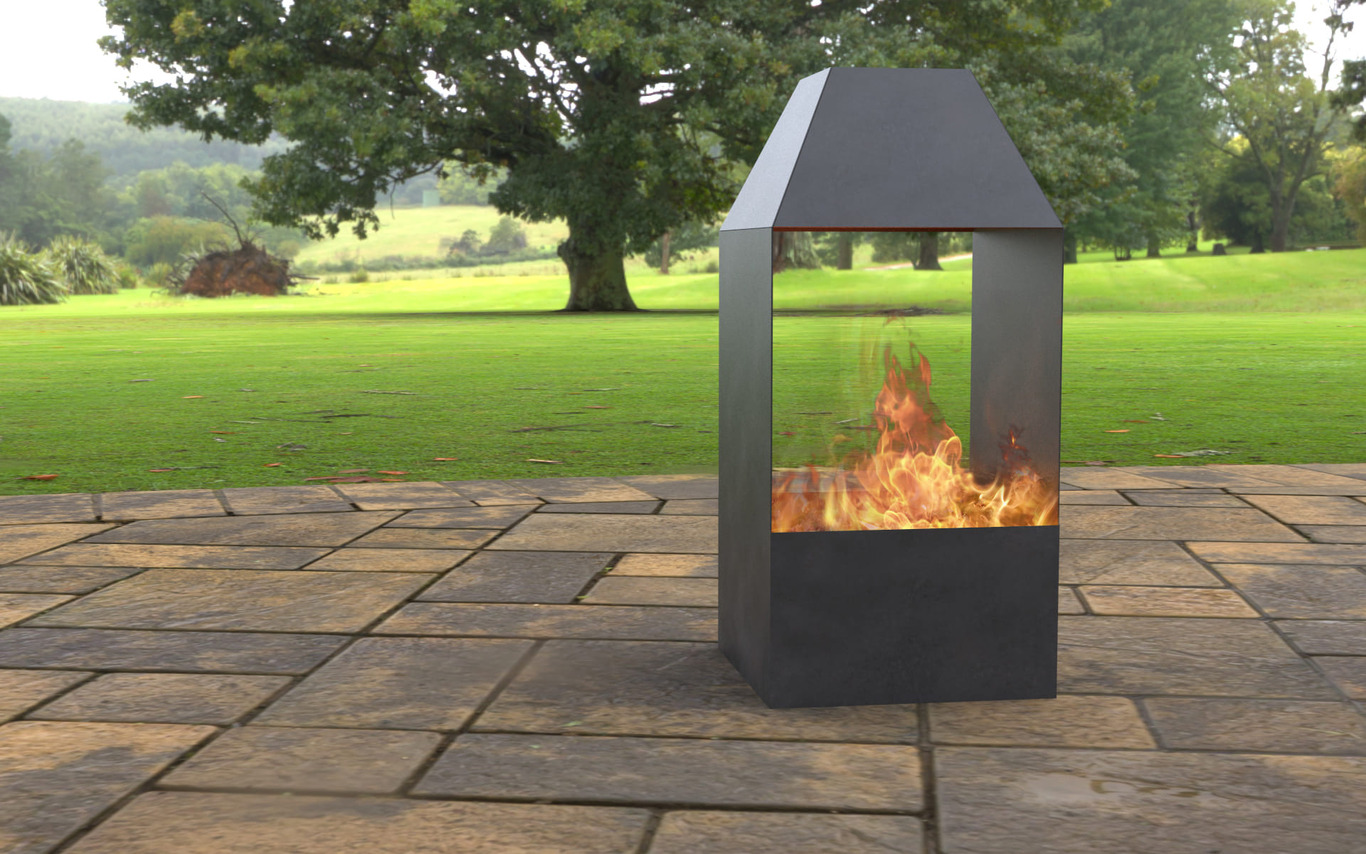 3-in-1 Garden Fireplace. DXF, SVG files for laser, plasma cutting. Outdoor Fire Pit. Фото 9