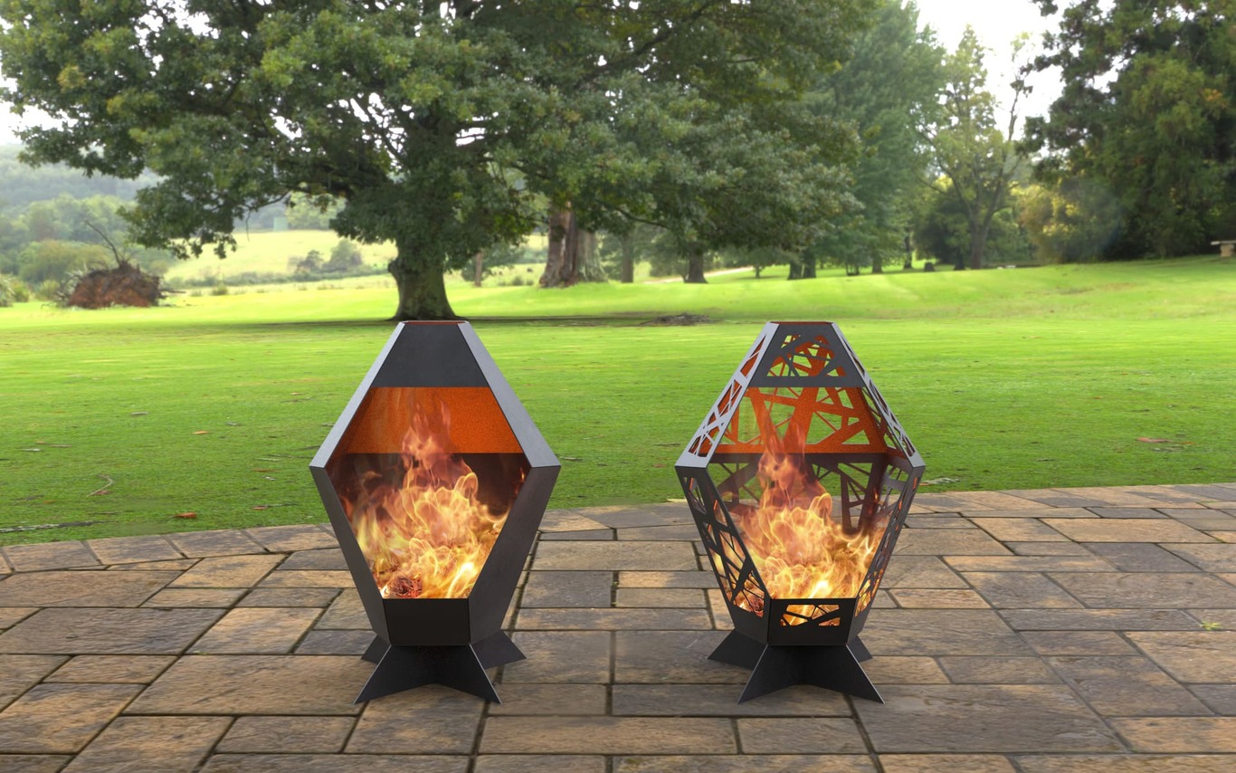 2-in-1 Patio Fireplace V2. DXF, SVG files for laser, plasma cutting. Backyard Fire Pit. Фото 3