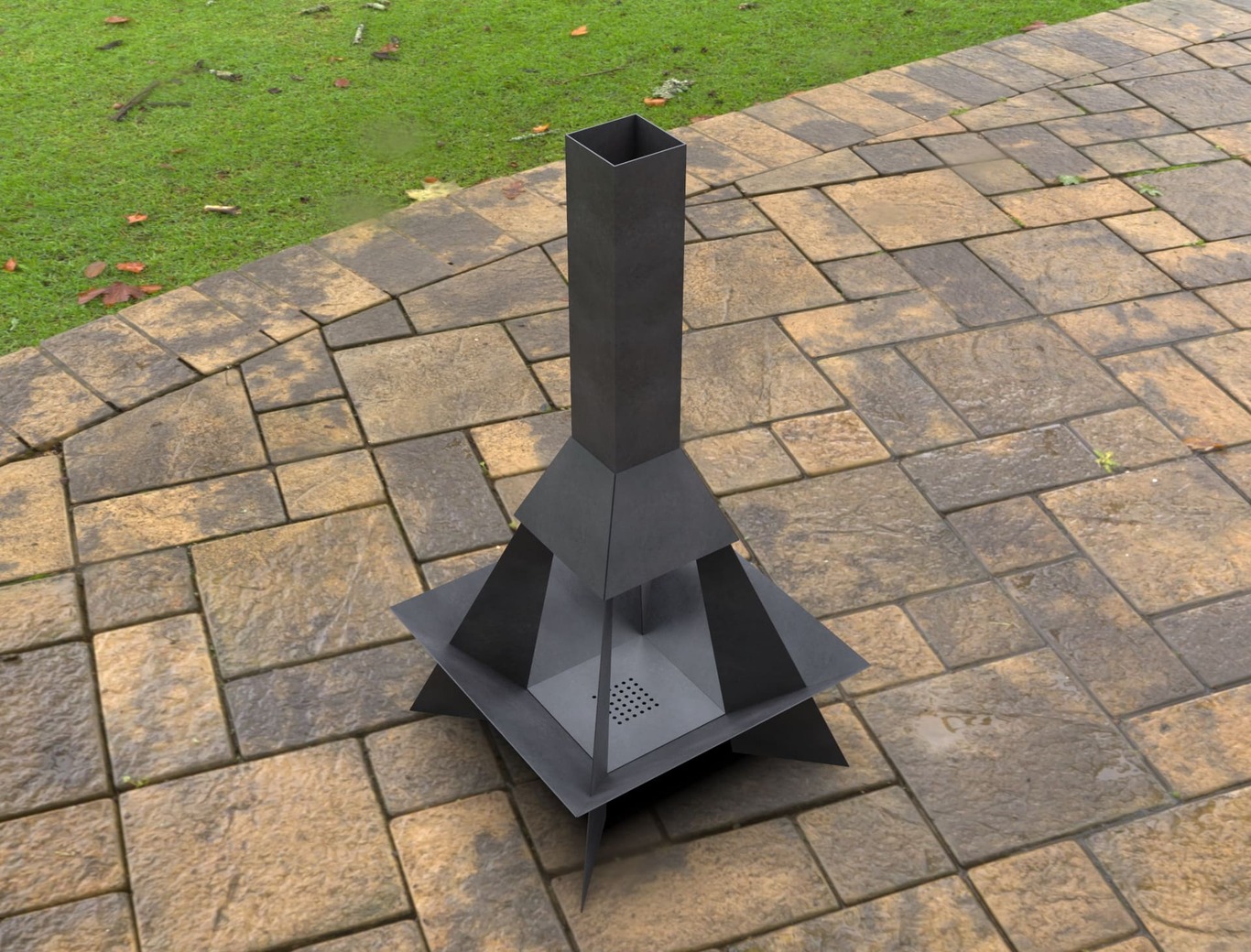 Rocket Fire Pit. DXF, SVG files for laser, plasma cutting. Фото 8