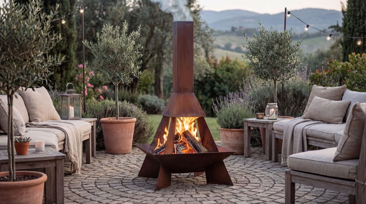 Rocket Fire Pit. DXF, SVG files for laser, plasma cutting