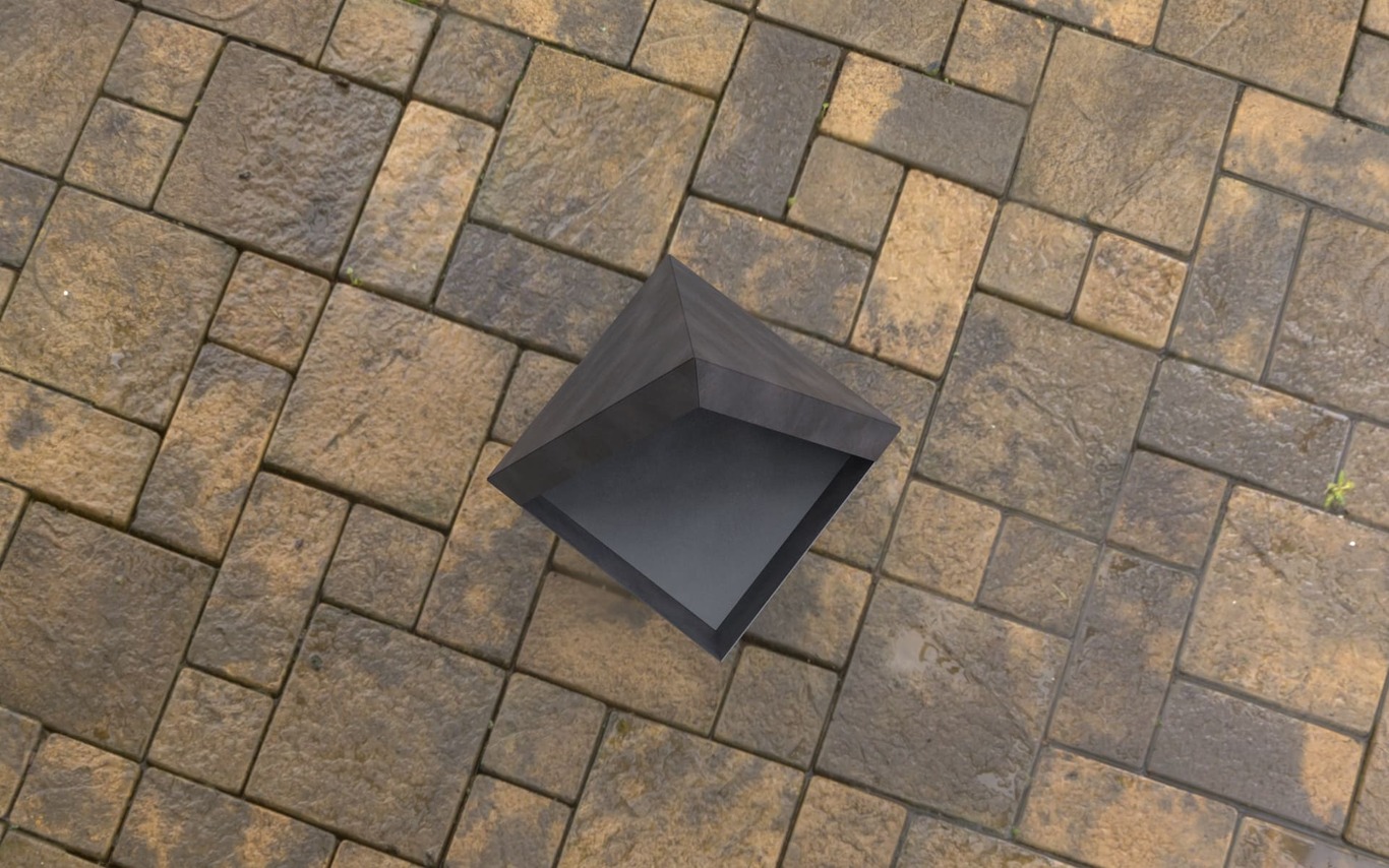 Backyard Acute Fireplace. DXF, SVG files for laser, plasma cutting. Garden Fire Pit. Фото 8