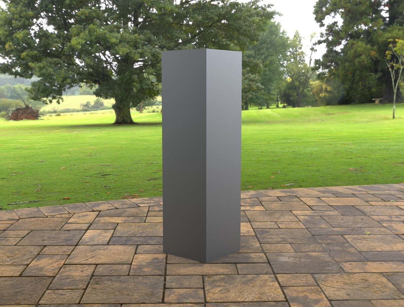 Garden Oval Column Fireplace. DXF, SVG files for laser, plasma cutting. Outdoor Fire Pit. Фото 9