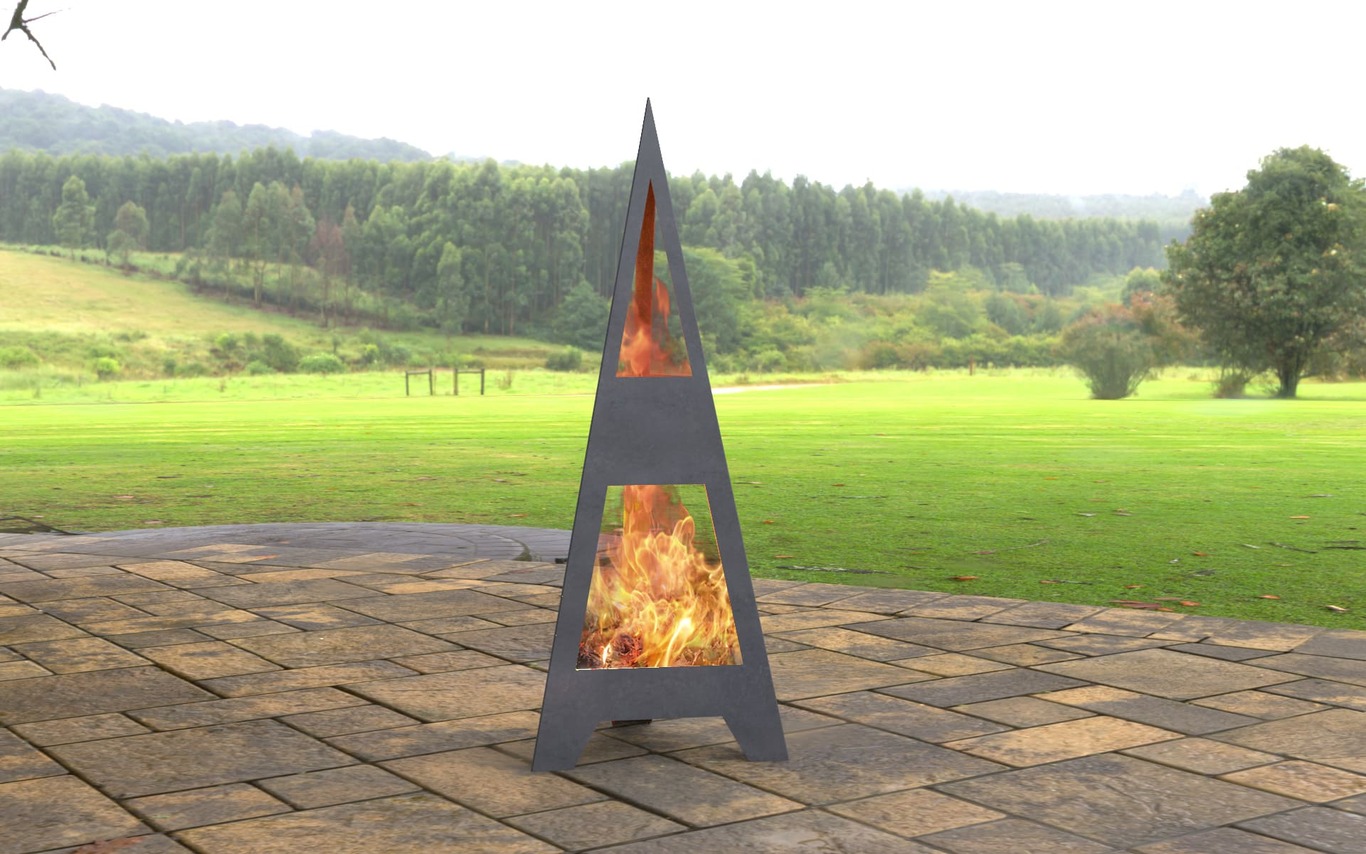 Șemineu exterior Săgeată. Fișiere DXF, SVG pentru tăiere cu laser, plasmă. Chiminea. Фото 2