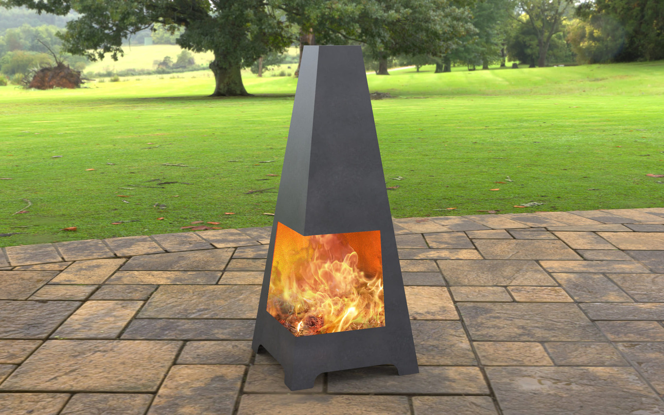 Șemineu exterior de colț. Fișiere DXF, SVG pentru tăiere cu laser, plasmă. Chiminea. Фото 2