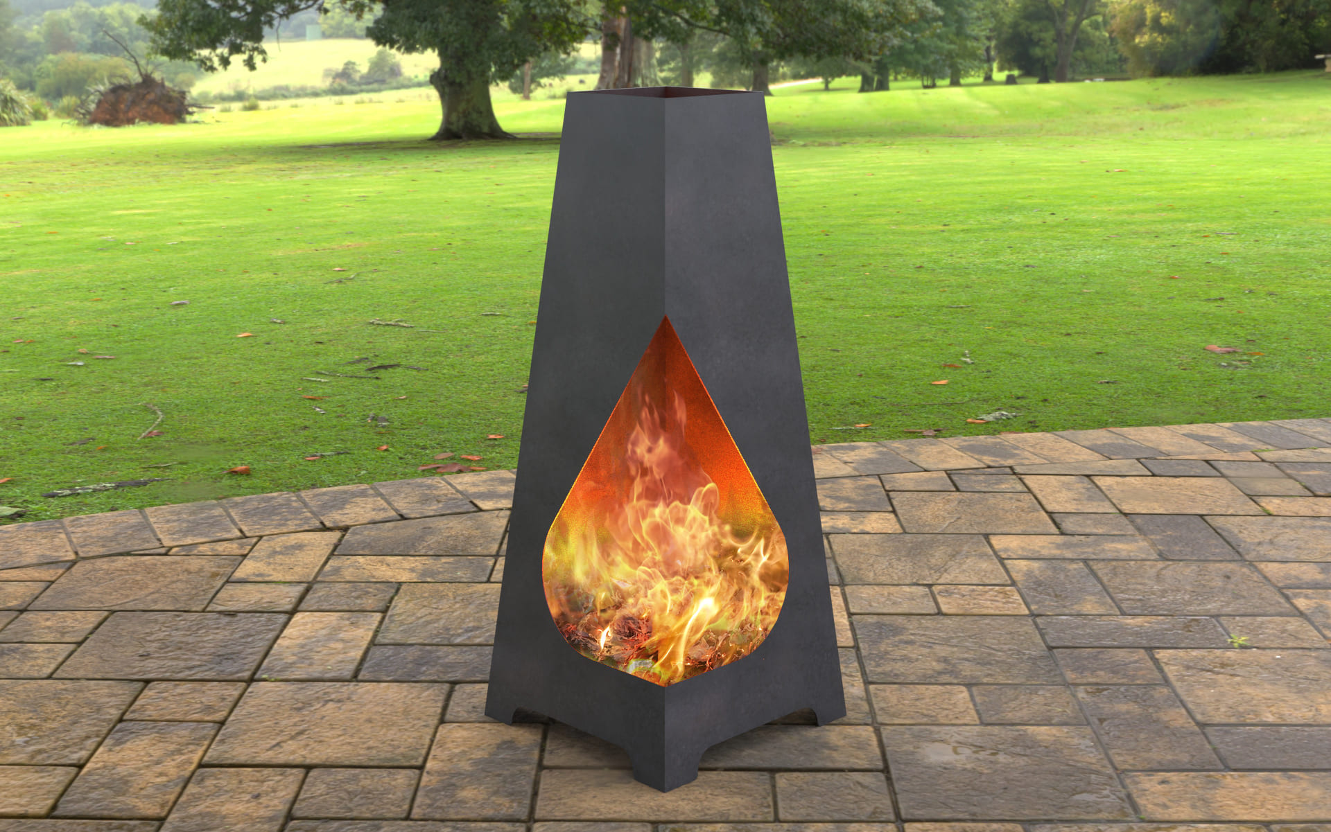 Backyard Drop Fireplace. Chiminea Fire Pit DXF and SVG Art and Design ...