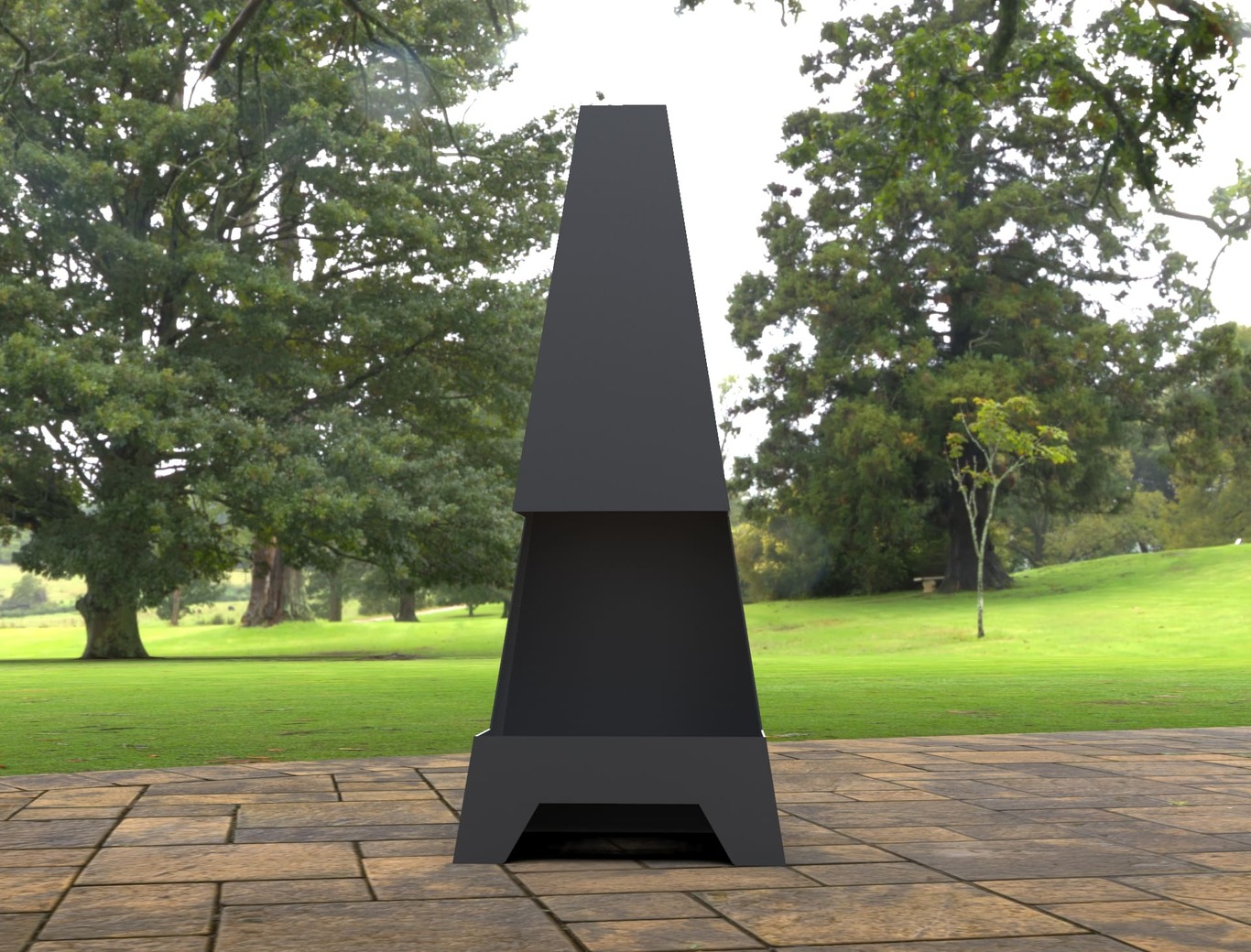 Patio Front Fireplace. DXF, SVG files for laser, plasma cutting. Chiminea Fire Pit. Фото 3