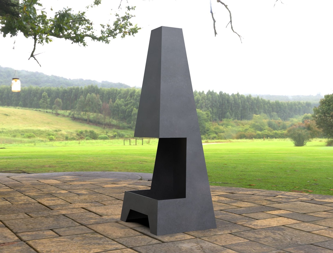 Patio Front Fireplace. DXF, SVG files for laser, plasma cutting. Chiminea Fire Pit. Фото 7