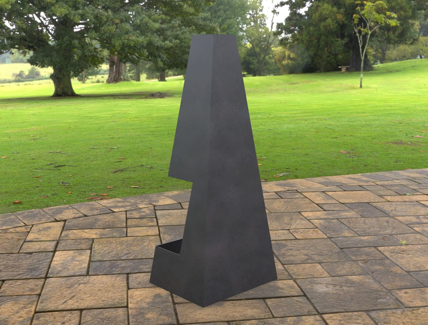 Patio Front Fireplace. DXF, SVG files for laser, plasma cutting. Chiminea Fire Pit. Фото 10