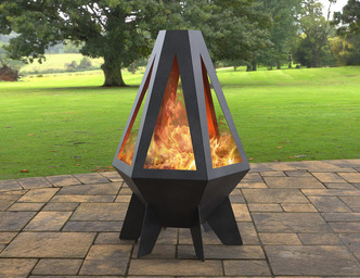 Șemineu exterior Rachetă V2. Fișiere DXF, SVG pentru tăiere cu laser, plasmă. Chiminea