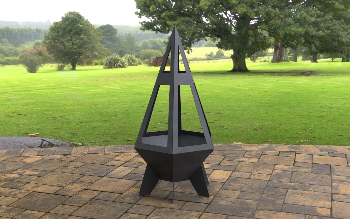 Caminetto da Patio Razzo V3. File DXF, SVG per taglio laser, plasma. Braciere Chiminea. Фото 3