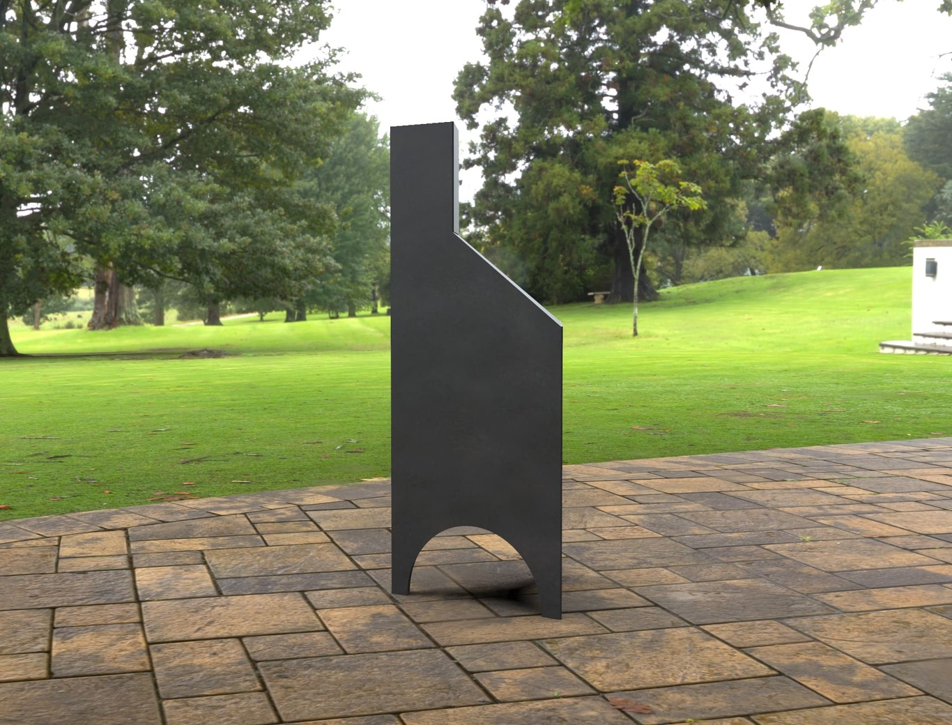 Garden Stove Fireplace. DXF, SVG files for laser, plasma cutting. Pyramid Fire Pit. Фото 8