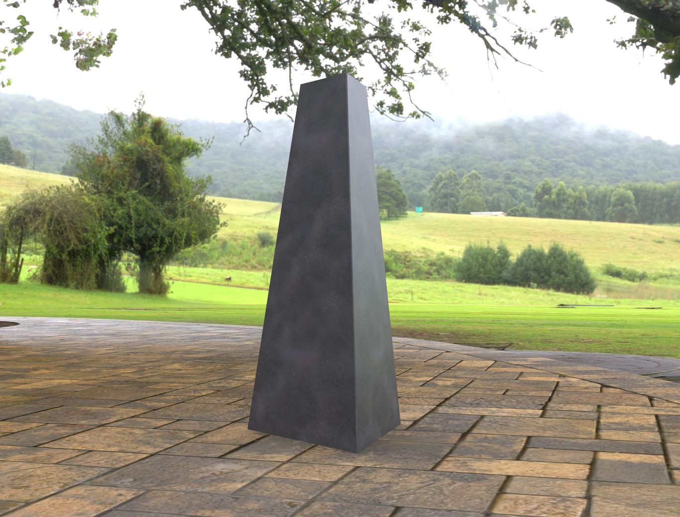Backyard Triangular V2 Fireplace. DXF, SVG files for laser, plasma cutting. Chiminea Fire Pit. Фото 8