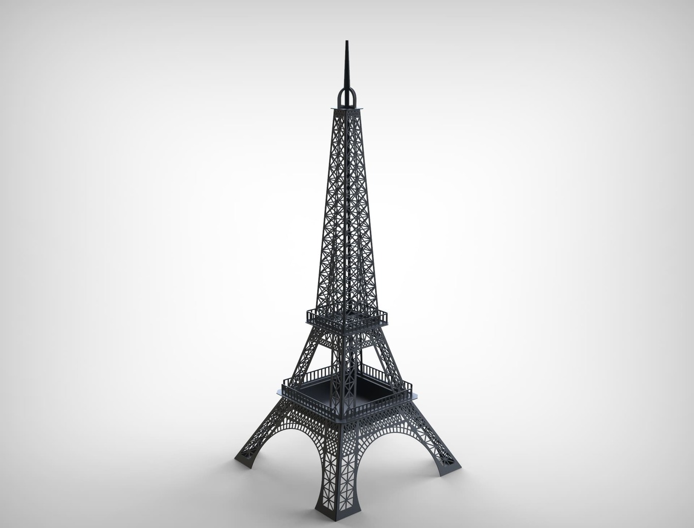 Caminetto da Giardino Torre Eiffel. File DXF per taglio laser, plasma. Braciere Chiminea. Фото 4