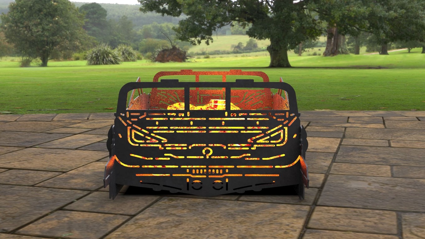 Motorboat Fire Pit Grill. DXF, SVG files for laser, plasma cutting. Фото 4