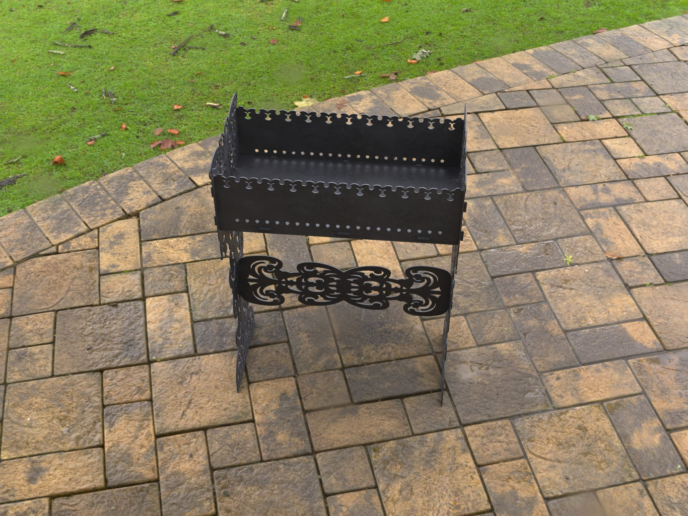 Butterfly Fire Pit Grill. DXF, SVG files for laser, plasma cutting. Фото 7