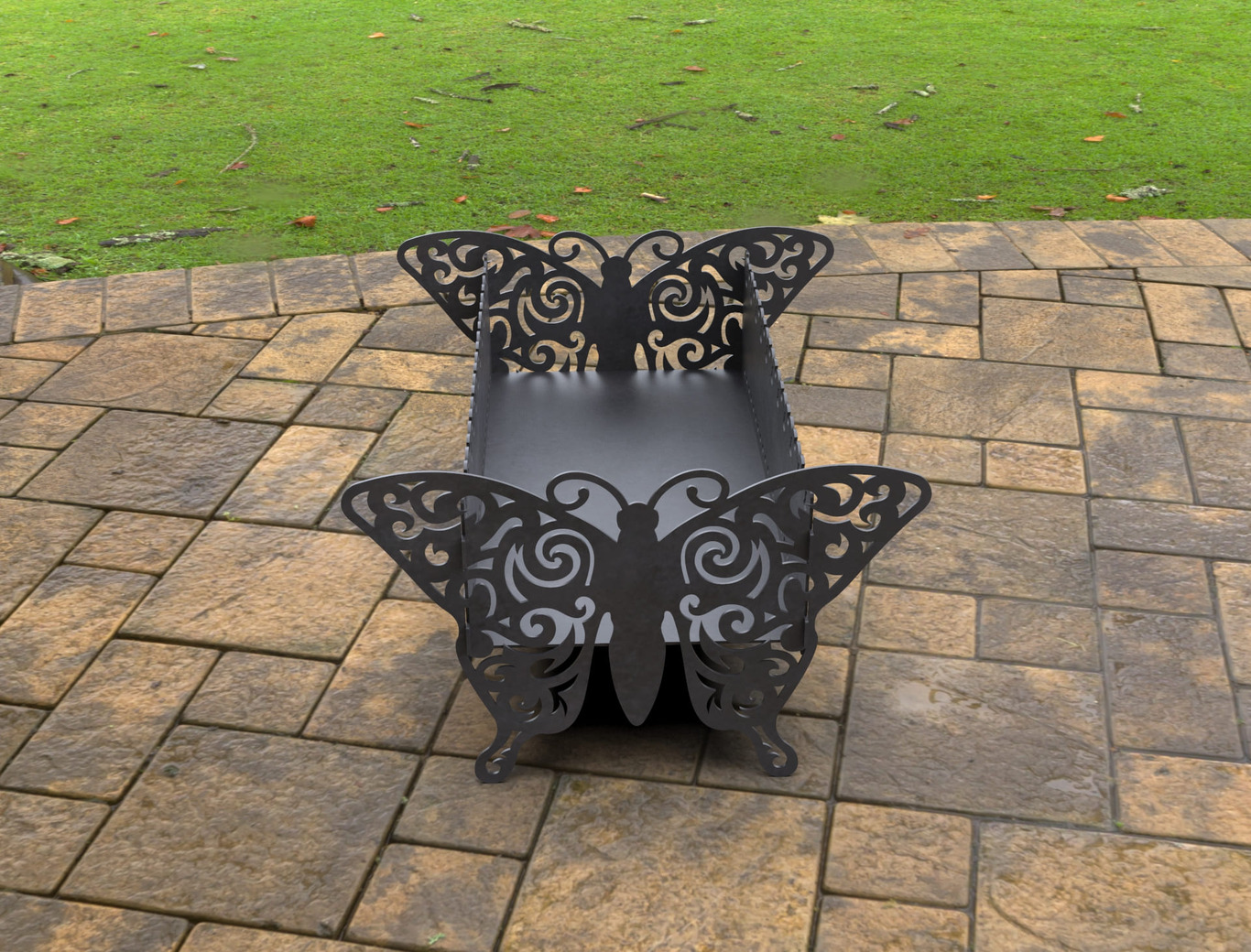 Barbecue a Legna Farfalla V2. File DXF, SVG per taglio laser, plasma. Фото 6